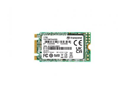 TRANSCEND SSD 425S 250GB, M.2 2242 SSD, SATA3 B+M Key, TLC