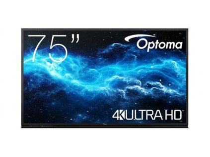 Optoma 3752RK IFPD 75" - interaktivní dotykový, 4K UHD, multidotyk 40prstu, Android 11, 4GB RAM/ 32GM ROM,