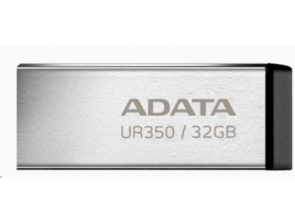 ADATA Flash Disk 32GB UR350, USB 3.2 Dash Drive, kov černá