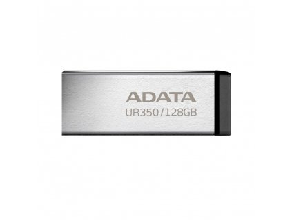 ADATA Flash Disk 128GB UR350, USB 3.2 Dash Drive, kov černá