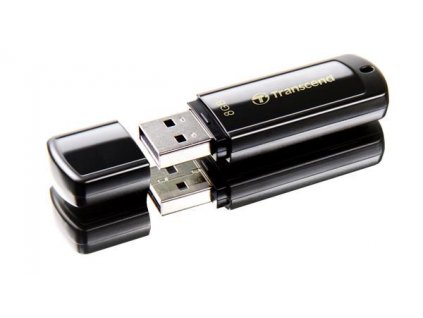 TRANSCEND Flash Disk 8GB JetFlash®350, USB 2.0 (R:13/W:4 MB/s) černá