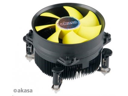 AKASA chladič CPU AK-CC7117EP01 LGA115X, 92mm low noise PWM fan, pro CPU se spotřebou až 95W