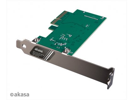 AKASA PCIe karta USB 3.2 Gen 2x2 interní konektor