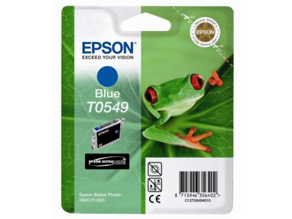 Inkoust Epson T0549 azurový