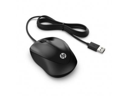 HP myš HP Wired Mouse 1000 optická černá USB (HP Wired Mouse 1000 black)