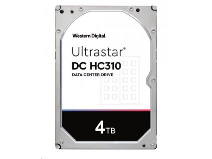 Western Digital Ultrastar® HDD 4TB (HUS726T4TALA6L4) DC HC310 3.5in 26.1MM 256MB 7200RPM SATA 512N SE (GOLD WD4002FYYZ)