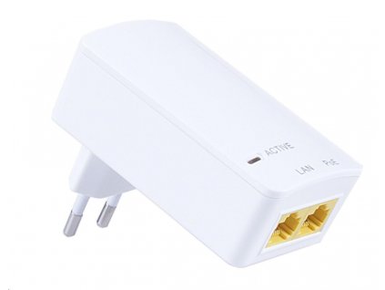 MaxLink PI15S aktivní gigabitový PoE injektor, 802.3af, 15W (48V, 0.32A)