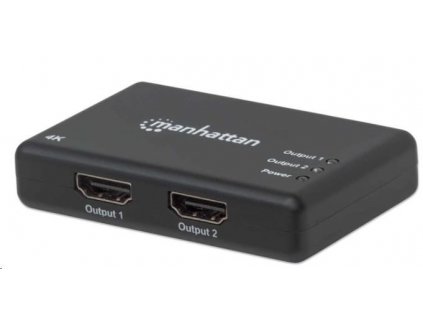 MANHATTAN Splitter HDMI 2 porty, 4K@30Hz, černá