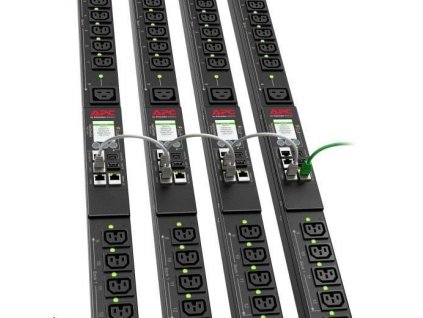 APC Rack PDU 9000 Switched, ZeroU, 16A, 230V, (21)C13 & (3)C19, IEC 60309 16 A 2P + E, IEC 60320 C20, 3m