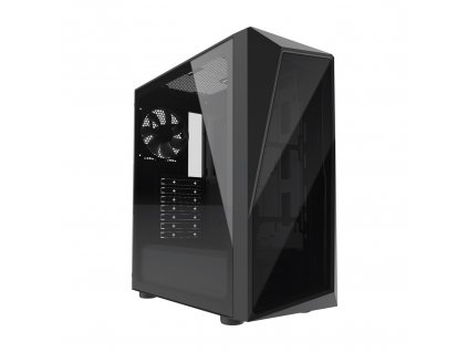 Cooler Master case CMP 520L, ATX, bez zdroje, průhledná bočnice, černá