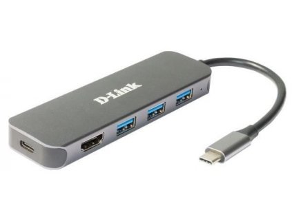 D-Link DUB-2333 USB-C Hub with HDMI and 3x USB3.0, mini docking station