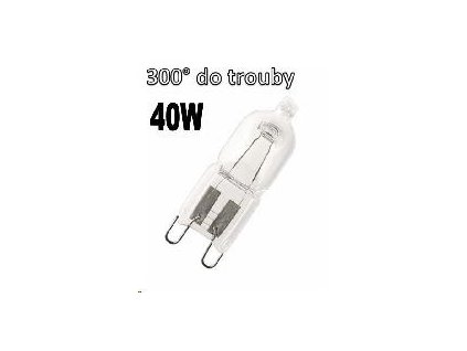 OSRAM G9 40W halogen 300° stupňů do trouby