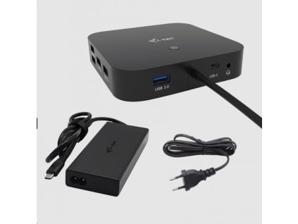 i-tec USB-C HDMI + Dual DP Docking Station + PD 100 W + Universal Charger 112 W