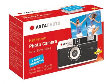 AgfaPhoto Half Frame Photo Camera 35mm black