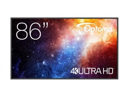 Optoma FPD N3861K 86" - 4K UHD / Android 11 / 450 nits / 4GB RAM / 32GB ROM / 2x 10W speaker
