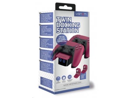 VENOM VS5010 Red PS5 Twin Docking Station