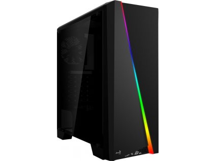 AEROCOOL skříň Cylon, Mid tower, 1x USB 3.0, 2x USB 2.0, 2x audio, bez zdroje