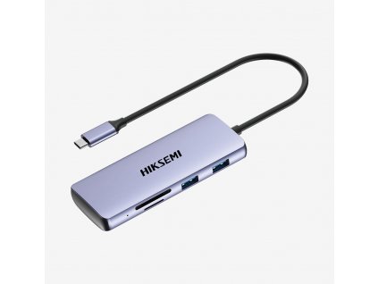 HIKSEMI hub DS8, Typ-C, 8v1, USB 3.0