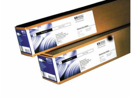 HP Clear Film, 132 microns (5.2 mil) • 174 g/m2 • 610 mm x 22.9 m, C3876A