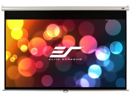 Elite Screens M80NWV 80", Projekční plátno, roleta, 80" (203,2 cm), 4:3, 121,9x162,6cm, Gain 1,1, case bílý