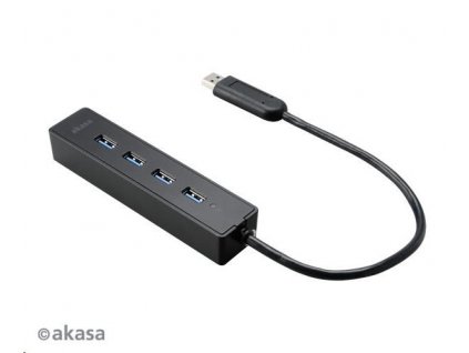 AKASA HUB USB Connect 4SX, 4x USB 3.0, externí