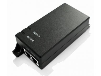 MaxLink PI15 aktivní gigabitový PoE injektor, 802.3af, 15W (48V, 0.32A), napájecí kabel