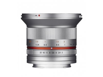 Objektiv Samyang MF 12mm F2.0 APS-C Canon M (Silver)