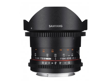 Objektiv Samyang MF 8mm T3.8 Fisheye CSII VDSLR APS-C Nikon F