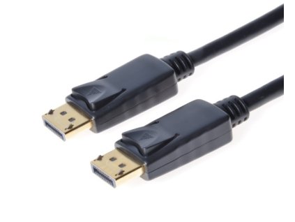 Kabel PremiumCord DisplayPort 1.2 M/M , 4K×2K@60hz, zlacené konektory, 2m