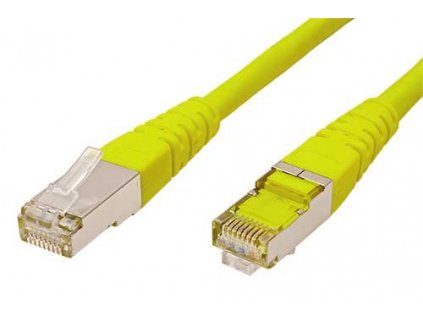 Patch kabel FTP cat 5e, 20m - žlutý