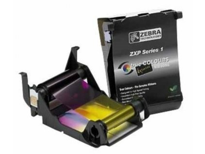 Páska Zebra ZXP1 YMCKO, barevná barvící páska