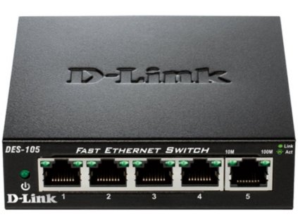 D-LINK 10/100 5-Port Switch (DES-105)