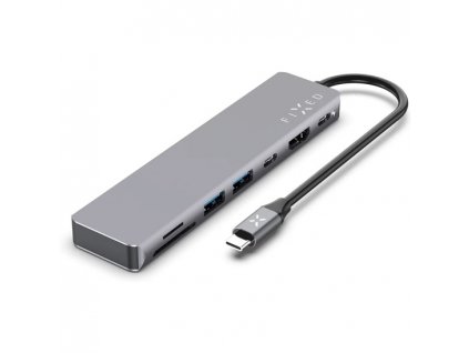 Fixed USB-C HUB 7-port FIXHU-CAD-GR