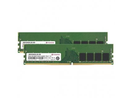 TRANSCEND DIMM DDR4 16GB (Kit of 2) 3200Mhz 1Rx8 1Gx8 CL22 1.2V