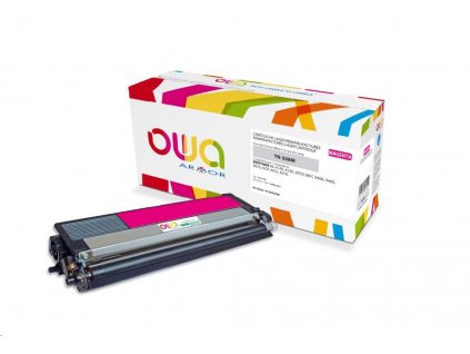 OWA Armor toner pro BROTHER HL 4140, 4150, 4570, MFC 9460 DCP 9055, 9270, 6000 Stran, TN328M, červená/magenta (TN-328M)