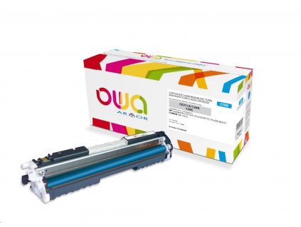 OWA Armor toner pro HP Laserjet Pro CP1025, Pro100 M175, Pro200 M275, 1000 Stran, CE311A, modrá/cyan