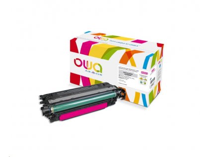 OWA Armor toner pro HP Color Laserjet CP3525, 7000 Stran, CE253A, červená/magenta