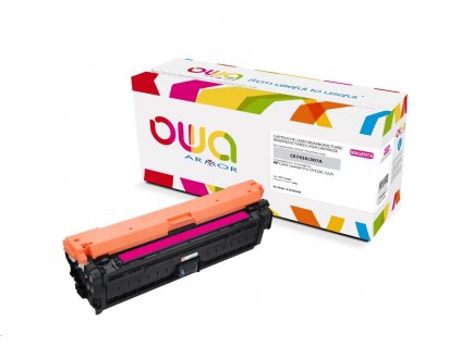 OWA Armor toner pro HP Color Laserjet CP5220, 5225, 7300 Stran, CE743A, červená/magenta