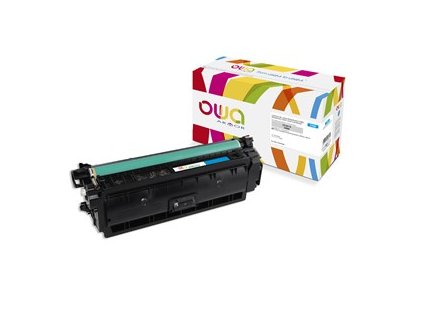 OWA Armor toner pro HP Color Laserjet Ese M552, M553, MFP M577, 5000 Stran, CF361A, modrá/cyan