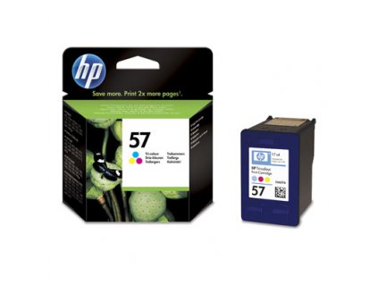 HP 57 Tri-color Ink Cart, 17 ml, C6657AE (500 pages)