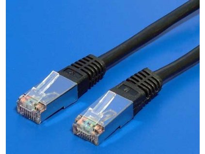 Patch kabel FTP Cat 6, 5m - černý