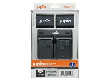 Set Jupio 2x baterie NP-FZ100 - 2040 mAh + nabíječka duální pro Sony