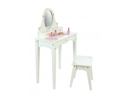 Dětský kosmetický stolek Tidlo dřevěný bílý