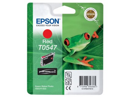 Inkoust Epson Ink T0547 červený