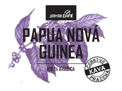 Jamai Café Pražená zrnková káva - Papua Nová Guinea (1000g)