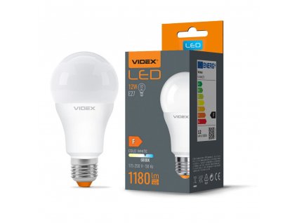 LED žárovka A60 - E27 - 12W - studená bílá