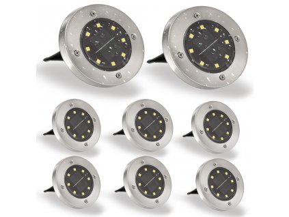 8x LED solární svítidlo