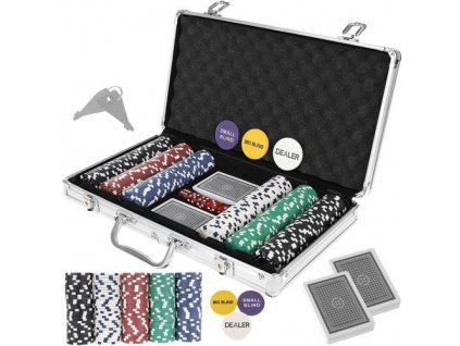Poker sada 300 žetonů v HQ kufru ISO 9554