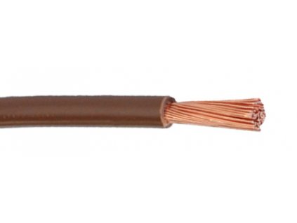 Kabel H07V-K 1,5 hnědý (CYA)