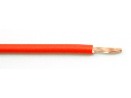 Kabel H07V-K 1,5 rudý (CYA)